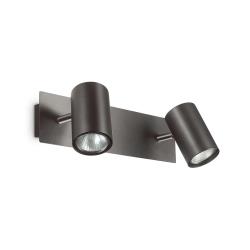 Lampada da Parete SPOT AP2 Nera 1xGU10 Ideal Lux 156743