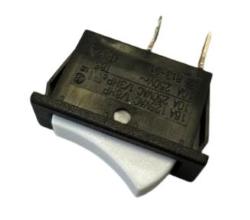 INTERRUTTORE UNIPOLARE TASTO BIANCO