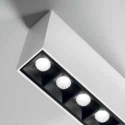 Modulo Da Soffitto Lika Alluminio Bianco Led 12,5W 3000K Luce Calda IDEAL LUX 248530