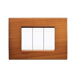 PLACCA LIVING LIGHT 3P LEGNO CILIEGIO AMERICANO