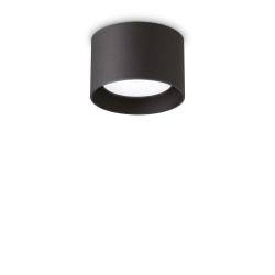Lampada Soffitto SPIKE PL1 Nera 1x GX53 IP20 mm.100x65 Ideal Lux 278704
