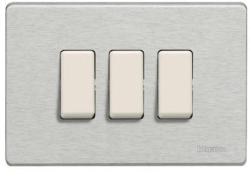 MAGIC PLACCA 3 POSTI ALLUMINIO NATURALE