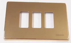 MAGIC PLACCA 3 POSTI OTTONE LUCIDO