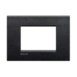 Bticino LNC4803NL living light AIR placca 3 posti moduli colore Lava