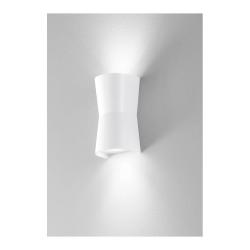 APPLIQUE TAZZA DA ESTERNO ISYLUCE BIEMISSIONE BIANCO 110X195X85MM 2XGU10
