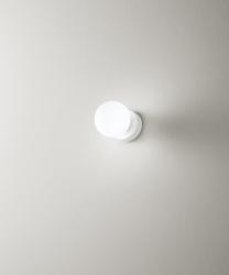 Lampada da Parete o Soffitto Moderna Bianca Paralume Sfera Vetro 1xG9 Maga Perenz 8070 B