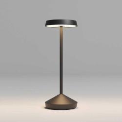 Lampada da tavolo led ricaricabile NERA