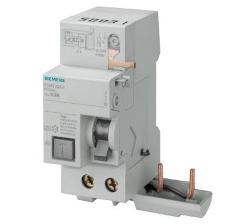 blocco differenziale per 5SY, a 2 poli, tipo A, In: 63 A, 100 mA, Un AC: 230 V L