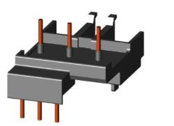 modulo di collegamento elettrico e meccanico per 3RV1.2 e 3RT101 per 3RV2.1/3RV2