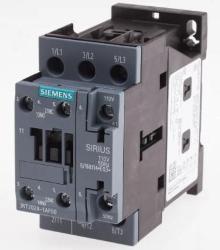 Contattore Siemens, serie Size S0, 3RT2, 3 poli, 3 NA, 12 A, 5,5 kW, bobina 110 V c.a.