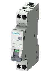 Interruttore magnetotermico Siemens 20A 1P+N 6KA curva C 1