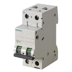 Interruttore magnetotermico Siemens 2P 25A 4,5kA tipo C 2 moduli