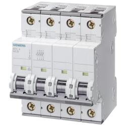Interruttore magnetotermico 4 poli 10kA 6A curva C