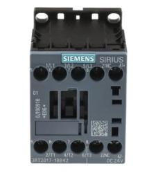 Contattore Siemens, serie Size S00, 3RT2, 3 poli, 3NO, 12 A, 5,5 kW, bobina 24 V dc