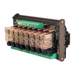 MODULO 8 RELE AC/DC 24V CON FUSIBILE 1SC