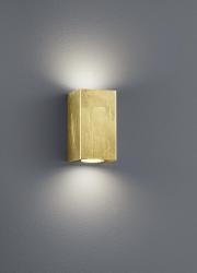 Applique a parete rettangolare due luci bidirezonale CLEO 206500279 oro