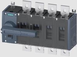 Sezionatore di carico 4 poli 630 A 8 contatti NA, 8 contatti NC 690 V/AC Siemens 3KD46420QE100