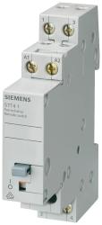 Relè di potenza a scatto per guida DIN Siemens, bobina 24 V CA, corrente di commutazione 16 A, DPST