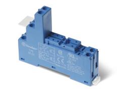 ZOCCOLO CON MORSETTI A BUSSOLA 1P S.4