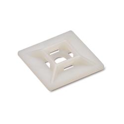 ACCESSORI PER FASCETTE IN NYLON BASETTE DI FISSAGGIO BIDIREZIONALI 19X19 CONFEZIONE DA 100 PZ