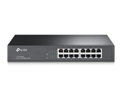 SWITCH FAST ETHERNET 16 PORTE 10/100 RJ45 230V AC STEEL CASE