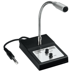 MONACOR ECM-200 MICROFONO PA DA TAVOLO CON COLLO DI CIGNO CON PULSANTE  