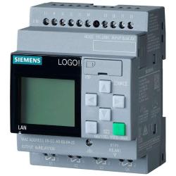 SIEMENS LOGO! 230RCE, modulo logico, display PS/I/O: 115 V/230 V/relè 8 DI/4 DO