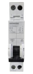 INTERRUTTORE MAGNETOTERMICO 1P+N  6A 6K 1M CUR.C