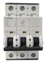 INTERRUTTORE MAGNETOTERMICO 3P 10A 6K 3M CUR.D