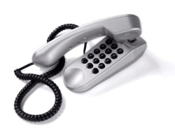TELEFONO GONDOLA A FILO BISTANDAR SILVER