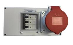BD01-AK02M0/CEE165A163 CASSETTA DI DERIVAZIONE CON PRESA 