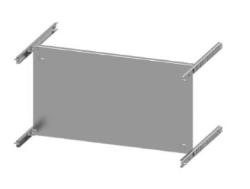 SIVACON S4 piastra di montaggio modulare chiuso altezza 300 mm larghezza 600 mm