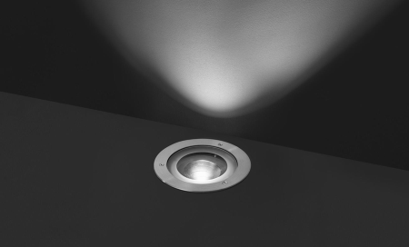 HYDROFLOOR MEDIUM COB 4000K 20° STEEL LED 1