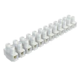 Stecca con 12 morsetti sezione 2.5mm2 24A 380V AC/DC CABUR CAMUT02