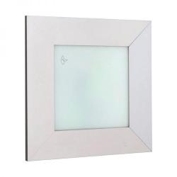 FARO DA INCASSO CON VETRO SAN35 FSQ 2X26W CON LAMPADINE FLUORESCENTI G24Q-3