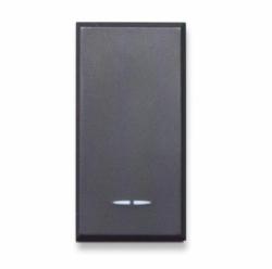 DEVIATORE TASTO CON GEMMA 16AX ILLUMINABILE FINITURA OPACA TEKLA 1 MODULO
