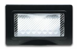 PLACCA AUTOPORTANTE STAGNA IP55 COLORE BIANCO GRIGIO SCURO - 4 MODULI