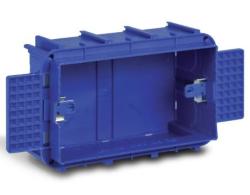 SCATOLA RETTANGOLARE DA INCASSO PER PARETI CAVE E/O CARTONGESSO 3 E 4 MODULI 253X4CG 