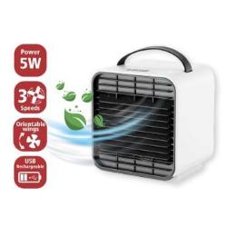 Mini condizionatore raffrescatore evaporativo con ionizzatore ricaricabile adely