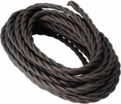 Cavo a treccia in cotone marrone 3G2.5 PREZZO AL MT