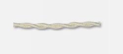 CAVO TRECCIA SETA GAMBARELLI 2X0,75mm AVORIO PREZZO AL METRO