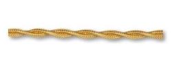 CAVO TRECCIA 2X0.75 ORO PREZZO AL MT