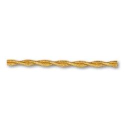 CAVO TRECCIA 2X1.5 ORO PREZZO AL MT