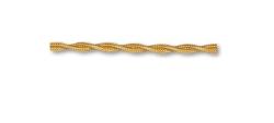 CAVO TRECCIA 3X0.75 ORO PREZZO AL MT 