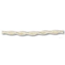CAVO TRECCIA 3X2.50 AVORIO PREZZO AL MT