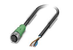 CONNETORE M12 4P DRITTO FEMMINA CAVO 5MT