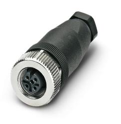 CONNETTORE M12 4P DRITTO FEMMINA 