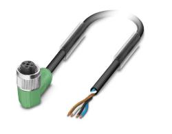 CONNETTORE M12 4P ANGOLARE FEMMINA CAVO 10MT