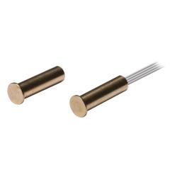 CONTATTO INCASSO OTTONE 7.5MM  A SIGARETTA