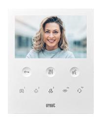 Videocitofono vivavoce VOG5, bianco, display 5", sistema 2Voice